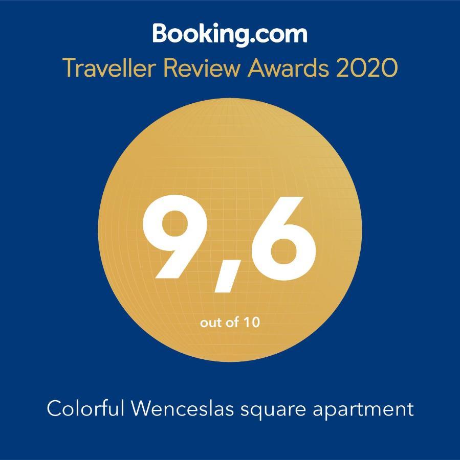 Colorful Wenceslas Square Apartment Prag Exterior foto