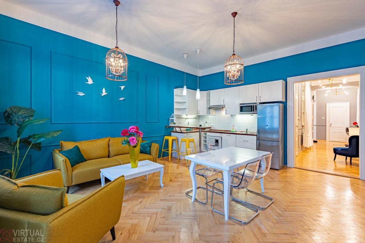 Colorful Wenceslas Square Apartment Prag Exterior foto